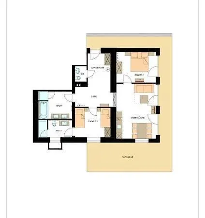 Apartamento Chalet-App-Garten *